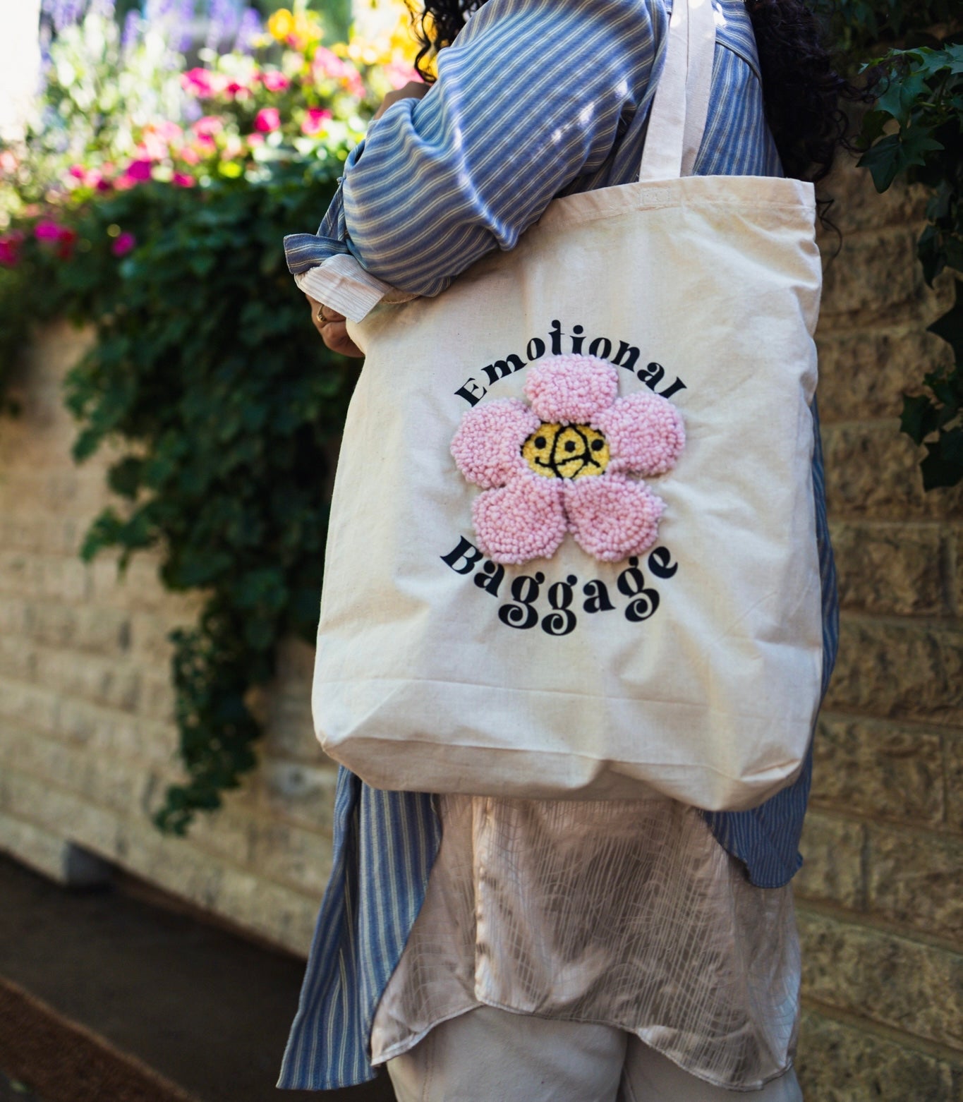 Emotional Baggage Pink Tote Bag