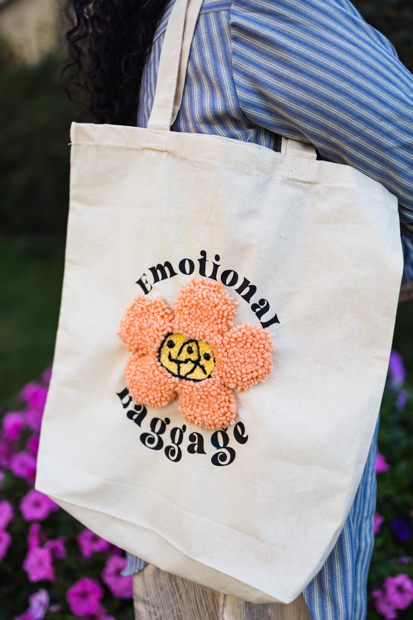 Emotional Baggage Orange Tote Bag