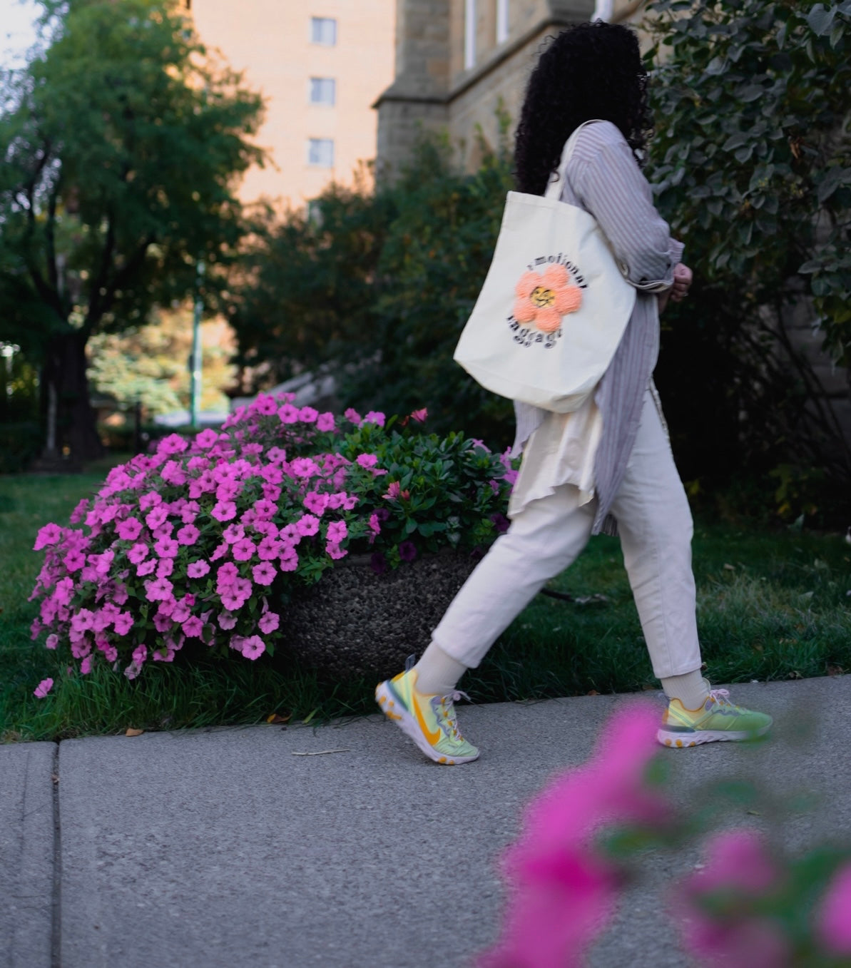 Emotional Baggage Orange Tote Bag