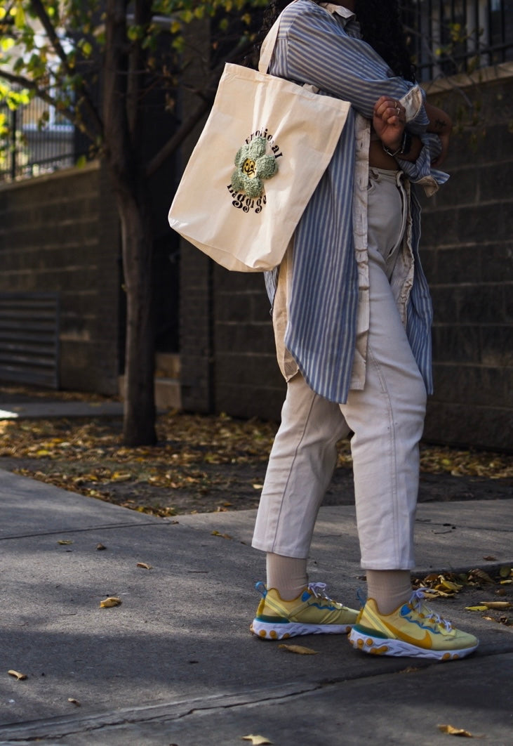 Emotional Baggage Green Tote Bag